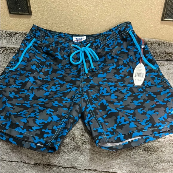 NWT Beach Bros Men’s Swim Shorts - Picture 1 of 5